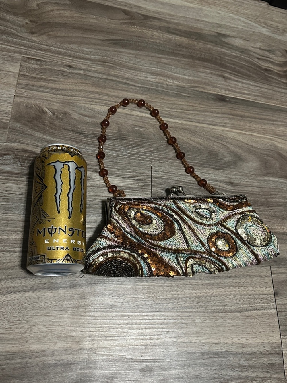 Statement Beaded Handbag ✨ Unique Vintage-Inspired Clutch. - Picture 9 of 9